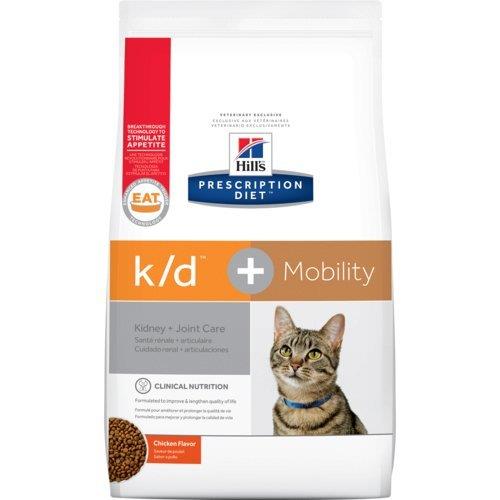 忠愛動物醫院,希爾斯Hill's 《貓用k/d+Mobility》腎臟6.35LB處方食品 - 腎臟+關節活動力