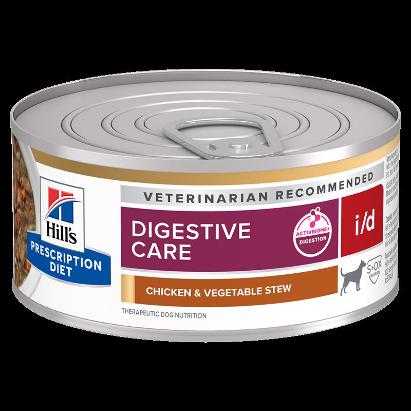 忠愛動物醫院,希爾斯Hill's犬用腸胃處方 i/d 雞肉燉蔬菜罐頭156g