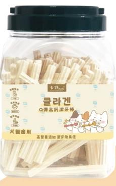 忠愛動物醫院,卡默Camo 軟Q潔牙棒桶裝1KG 潔牙骨