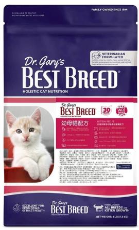 忠愛動物醫院,BEST BREED 格瑞醫生 幼母貓營養配方 (4磅/1.8kg) WDJ推薦